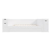 Mason Daybed with Headboard Storage and Multifunctional Storage Bed Frame,Full Size,White | Banquette-lit Mason avec tete de lit de rangement et cadre de lit multifonctionnel avec rangement, taille full, blanc