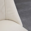 HOMCOM Dining Chairs Set of 4, Velvet Accent Chair, Cream White