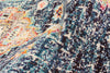 Lotus Navy Rug 2'8" x 8'2" | Tapis de Couloir Traditionnel Lotus 2'8" x 8'2" en Bleu marin