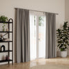 Umbra Twilight Matte Nickel Expandable Double Blackout 3/4" Curtain Rod - 66"-144" | Tringle à rideaux coupe-lumière extensible double Twilight de Umbra nickel mat de 3/4 po - 66 po à 144 po