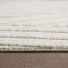 Quinto Brushed Beige Waves Shag Area Rug - 2'7" x 8'|Carpette à poil long brossé Quinto à motif de vagues - 2 pi 7 po x 8 pi