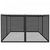 Outsunny 12' X 12' Gazebo Replacement Mosquito Netting Screen Walls|Outsunny Murs D'ecran De Moustiquaire De Remplacement De Gazebo 12' X 12'