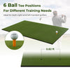 Costway 5 X 3 Ft Golf Hitting Mat Artificial Indoor Outdoor Turf Golf Training Mat 20 Mm