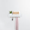 Umbra Estique Organizer Wall Hooks - White|Crochets muraux d’organisation Estique de Umbra - blancs