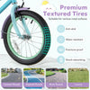 Costway 16" Kids Bike With Adjustable Saddle Handlebar Removable Training Wheels Handbrake Blue