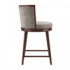 Evalyn Modern Wood Upholstered Counter Stool in Dove | Tabouret de comptoir moderne en bois avec revetement en tissu, coloris colombe, Evalyn