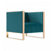 Trillium Mid-Century Modern 2-Piece Sofa Set in Teal | Ensemble de canape 2 pieces Trillium style milieu du siecle en bleu sarcelle