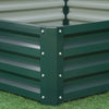 Outsunny 4' X 4' X 1' Raised Garden Bed Box With Weatherized Steel Frame For Vegetables, Flowers, & |Outsunny Parterre De Fleur Carre Potager De Jardin Jardinieres Bac A Fleurs Panneaux Modulables En A