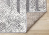 Covington Distressed Geometric Lines Indoor Area Rug - 7'10" x 10'6"|Carpette Covington à motifs de lignes géométriques vieillies pour l'intérieur - 7 pi 10 po x 10 pi 6 po
