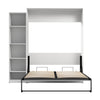 Bestar Claremont 5-Shelf Queen Murphy Bed - White|Grand lit escamotable Claremont de Bestar à 5 tablettes - blanc