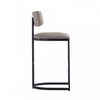Juno Contemporary Modern Metal Barstool in Taupe | Tabouret de bar moderne contemporain en metal Juno, couleur taupe
