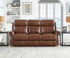Hydeline Royce Power Reclining Sofa - Brown|Sofa à inclinaison électrique Royce de Hydeline - brun