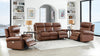 Hydeline Royce Power Reclining Sofa - Brown|Sofa à inclinaison électrique Royce de Hydeline - brun