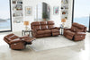 Hydeline Royce Power Reclining Sofa - Brown|Sofa à inclinaison électrique Royce de Hydeline - brun