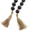 Glass 45" L Beaded Garland - Dark Brown|Grande guirlande de perles de 45 po en verre - brun foncé