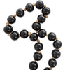 Glass 45" L Beaded Garland - Dark Brown|Grande guirlande de perles de 45 po en verre - brun foncé