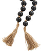 Glass 45" L Beaded Garland - Dark Brown|Grande guirlande de perles de 45 po en verre - brun foncé