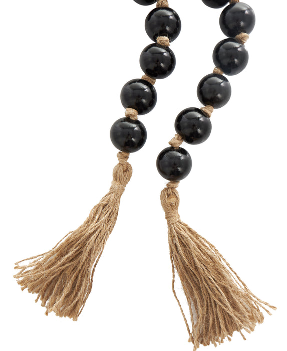 Glass 45\" L Beaded Garland - Dark Brown