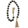 Glass 45" L Beaded Garland - Dark Brown|Grande guirlande de perles de 45 po en verre - brun foncé