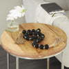 Glass 45" L Beaded Garland - Dark Brown|Grande guirlande de perles de 45 po en verre - brun foncé