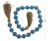 Glass 45" L Beaded Garland - Dark Sky Blue|Grande guirlande de perles de 45 po en verre - bleu ciel foncé
