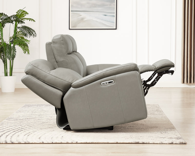 Hydeline Stanfield Power Reclining Sofa - Grey