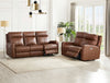 Hydeline Vienna Power Reclining Sofa - Brown|Sofa à inclinaison électrique Vienna de Hydeline - brun