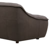 Hydeline Nest Leather Loveseat - Chocolate|Causeuse Nest en cuir de Hydeline - chocolat