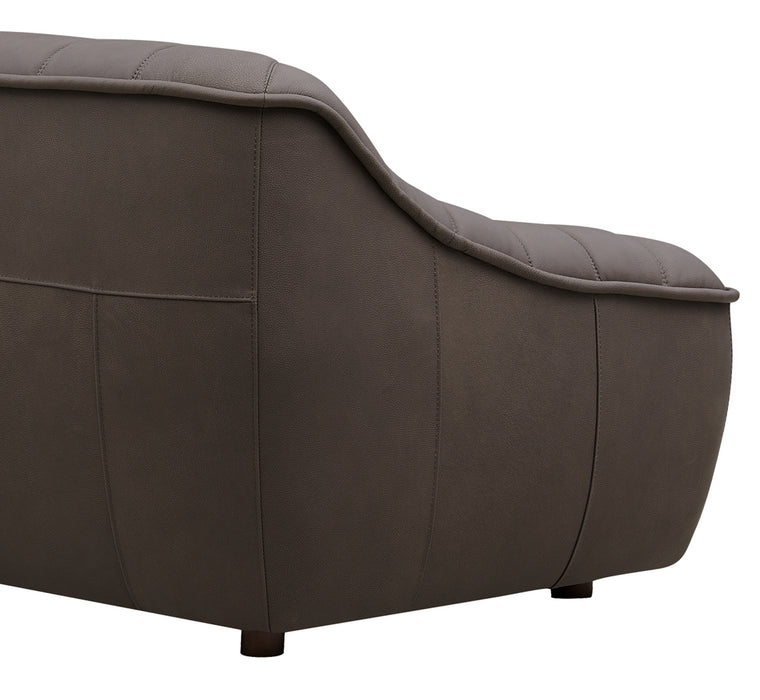Hydeline Nest Leather Chair - Chocolate