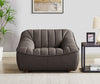 Hydeline Nest Leather Chair - Chocolate|Fauteuil Nest en cuir de Hydeline - chocolat