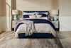 Distressed Medallion Accent Pillow – Off-White, Blue and White|Coussin décoratif médaillon vieilli - blanc cassé, bleu et blanc|792840DP