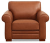 Hydeline Brookfield Leather Chair - Brown|Fauteuil Brookfield de Hydeline en cuir - brun