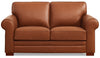 Hydeline Brookfield Leather Loveseat - Brown|Causeuse Brookfield de Hydeline en cuir - brune
