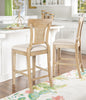 Rylan Fabric Counter-Height Stool - Natural|Tabouret Rylan de hauteur comptoir en tissu - naturel