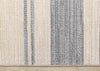 Covington Beige Grey Striped Design Rug, 7'10" x 10'6" Indoor Area Rug | Tapis Covington beige et gris a rayures, 7'10" x 10'6"