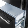 Forno Milano 60-Inch Side-by-Side Refrigerator in Black, 34.4 cu.ft - FFFFD1787-60BLK | Refrigerateur cote a cote Milano de 60 po, noir, 34,4 pi³ – FFFFD1787-60BLK