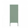 Amelia Modern 32" Metal Accent Cabinet in Sage Green | Armoire d’appoint moderne Amelia 32" en metal vert sauge