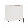Abbey Modern 2-Piece Buffet and Accent Cabinet in Maple and Off White | Buffet et meuble d’appoint Abbey Modern 2 pieces en erable et blanc casse