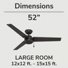 Cassius Ceiling Fan - Bronze | Ventilateur de plafond Cassius - Bronze