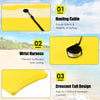 Goplus Body Board 33'' Super Lightweight Surfing Board W/ Leash Xpe Deck Eps Core