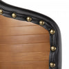 LumiSource Ahoy Faux Leather Mid-Century Dining Chair - Walnut/Black|Chaise de salle à manger de style du milieu du 20e siècle Ahoy en similicuir - noyer et noir