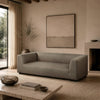 Lukas Contemporary Modern 89" Upholstered Sofa in Taupe | Canape contemporain moderne Lukas 89" tapisse en taupe