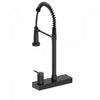 4 Function Chef Pivoting Waterfall Pull-Down Kitchen Faucet, Magnetic Docking. Black-FCWCMBKD1 Laundry Combo | Robinet de cuisine cascade a 4 fonctions, pivotant, douchette extractible, aimante. Noir-FCWCMBKD1
