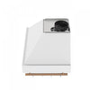 Forno Venezia 30 Inch Wall-Mounted Range Hood, White-FRHWM5503-30WHT | Hotte de cuisiniere murale Venezia de 30 po, blanc-FRHWM5503-30WHT