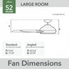 Cabo Frio Ceiling Fan - Grey | Ventilateur de plafond Cabo Frio - Gris