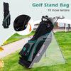 Ultimate Men's Complete Golf Club Set Golf Club Package Set Incl 460cc With Rain Hood Green