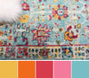 Jasmine Blue Rug 2'8" x 8'2" | Tapis de Couloir Traditionnel Jasmine 2'8" x 8'2" en Bleu