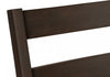 Dining Chair Set of 2 Kitchen Dining Room Brown Leather-Look Brown Solid Wood Transitional|Ensemble de 2 chaises de salle à manger de style transitionnel avec apparence cuir brun et bois massif brun pour la cuisine et la salle à manger