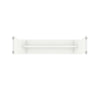 Coney Mid-Century Modern Dining Bench in White - Set of 2 | Banc de salle a manger Coney style milieu du siecle en blanc - Lot de 2
