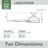 Cassius Ceiling Fan - Grey | Ventilateur de plafond Cassius - Gris